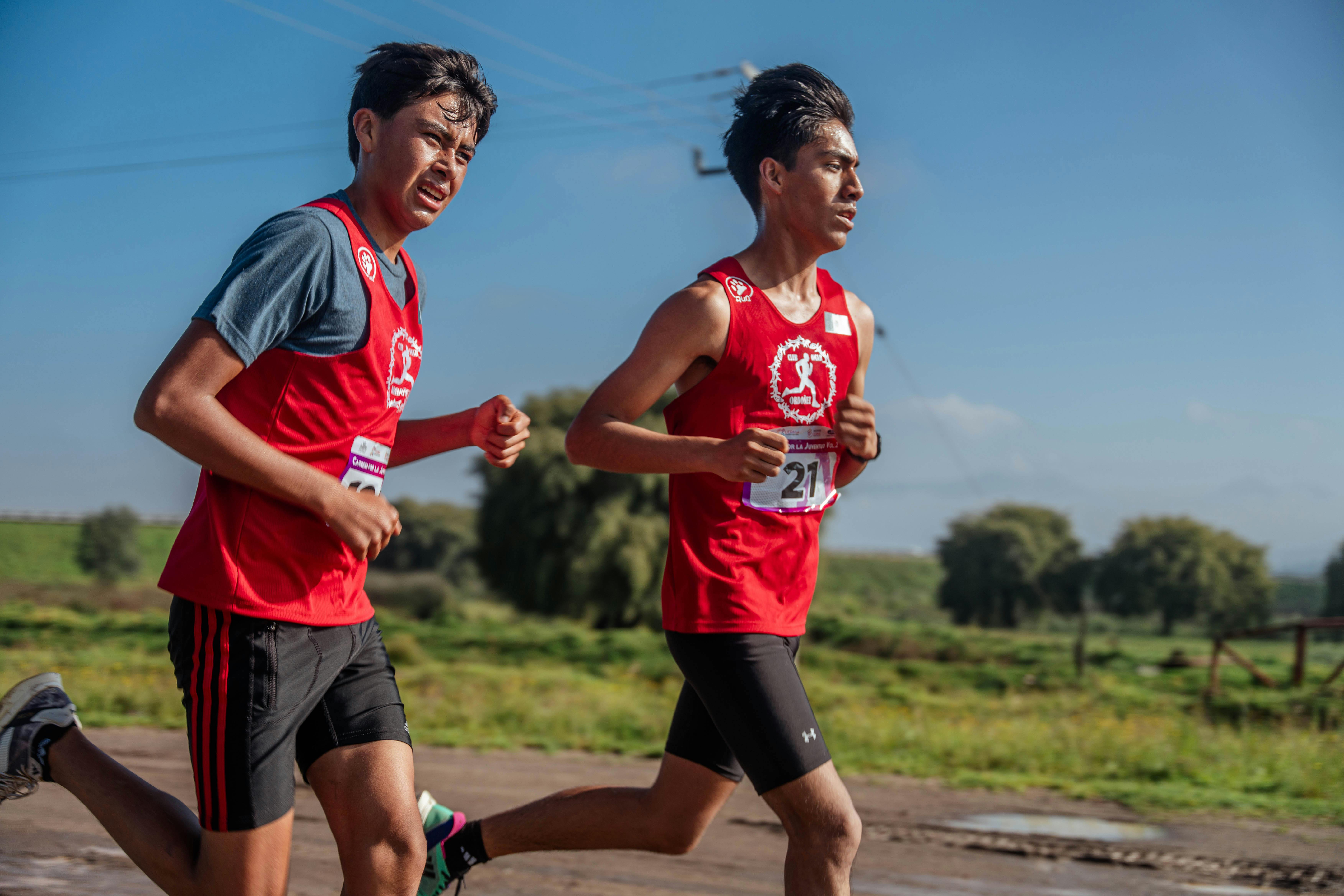 Runners exhausted from running